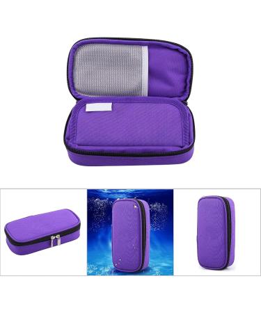Diabetic Bag Insulin Case Organizer Portable Diabetic Organizer Cooler Bag Cooler Case Waterproof Cold Insulation Package For Traveling(Purple) - Buy Online on GoSupps.com