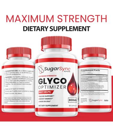 (5 Pack) Sugar Sync Glyco Optimizer Sugarsync Glyco Optimizer Sugar Sync Cleanse Glyco Extra Strength Formula Sugar Synce Overall Wellness Support Reviews Sugarsync Maximum Strength (300 Capsules) - Buy Online on GoSupps.com