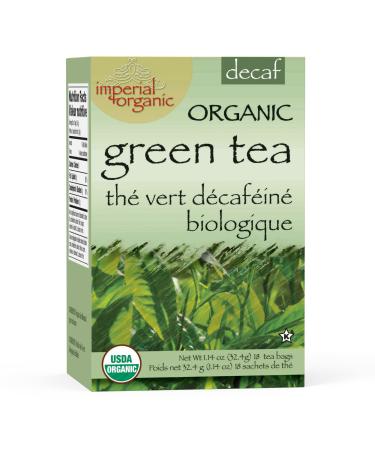 Uncle Lee’s Organic Decaf Green Tea, 100% Natural Premium Green Tea Bags, Fresh Flavor, Help Maintain Weight Loss, Enjoy with Honey, Hot Tea or Iced Tea Beverages, 18 Tea Bags per Box