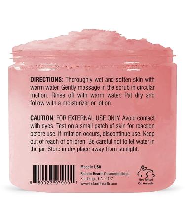 Botanic Hearth Himalayan Salt Body Scrub with Lychee Oil - Natural Exfoliating Scrub for Acne, Cellulite, Scars - 16 oz - Buy Online on GoSupps.com