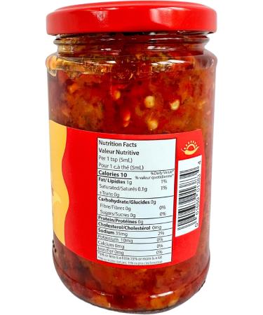 Tutto Calabria Crushed Hot Chili Peppers from Italy 280ml (8.8 Fl Oz) Crushed Chili Peppers - Calabrese Spicy Red Peppers mixed with Basil in Olive Oil - Premium Italian Hot Paste in Oil - Perfect for Sauce Pizza Jelly Pesto Antipasto - Peperoncini - Buy Online on GoSupps.com
