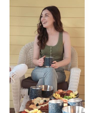 Shop Unknown FIFTY/FIFTY Sage Camp Mug 425ml with Sliding Lid - Durable & Stylish - Perfect for Outdoor Adventures - Buy Online on GoSupps.com