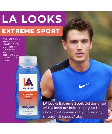 LA Looks Extreme Sport Styling Hair Gel - 20 Oz - High Performance Hold for Natural Activity - 1.25 Pound Pack - Buy Online on GoSupps.com