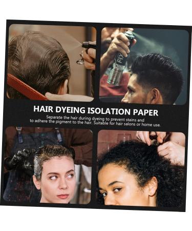 Ipetboom 100 Sheets Hair Dye Release Paper Hair Coloring Dye Paper Salon Hair Dye Paper Barber Hair Coloring Paper Hair Coloring Tools Hair Deyer Hairdressing Tool Hair Mask White - Buy Online on GoSupps.com