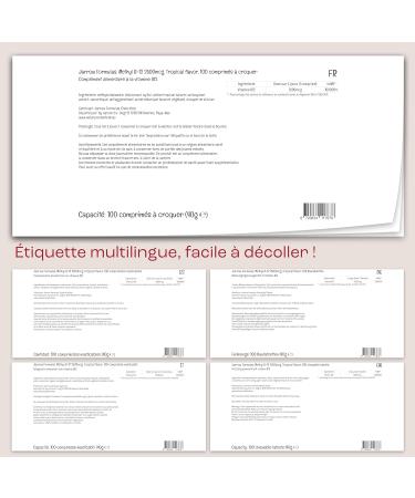 Jarrow Formulas M thyl B-12 M thylcobalamine 2.500mcg D p t de 5 Jours Go t Tropical 100 Comprim s v g taliens Sans Gluten V g tarien Sans Soja Sans OGM - Buy Online on GoSupps.com