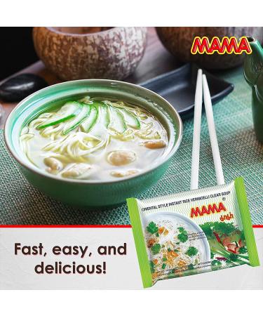 MAMA Instant Rice Vermicelli Clear Noodle 30x55g - Buy Online on GoSupps.com