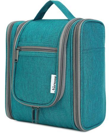 Travel Hanging Toiletry Wash Bag Makeup Cosmetic Organizer - Teal (Medium) | Women, Girls, Kids - Buy Online on GoSupps.com