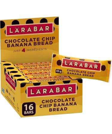 L RABAR Peanut Butter Chocolate Chip Fruit and Nut Energy Bar Pack of 16 Bars Gluten Free Vegan & Chocolate Chip Banana Bread Fruit and Nut Energy Bar Pack of 16 Bars - Buy Online on GoSupps.com