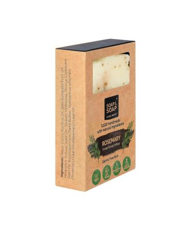 Rosemary Handmade Natural Bar Soap | Eco-Friendly Skincare | International Shipping Available - Buy Online on GoSupps.com