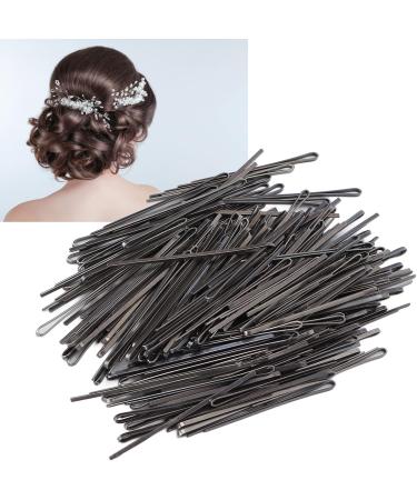 Hair Pins Washable Round Edge Alloy Material Portable Women Flat Hair Clips Black Multifunctional Makeup Home Salon - Buy Online on GoSupps.com