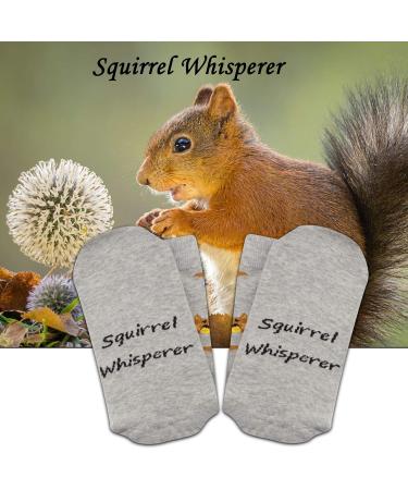 PXTIDY Funny Squirrel Whisperer Socks Gift for Squirrel Lovers Feeder Animal Squirrel Gift Socks for Squirrel Fans 00 SquirrelÂ Whisperer - Buy Online on GoSupps.com