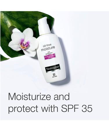 Neutrogena Oil-Free Moisture Facial Moisturizer SPF 35 - Hydrating UVAUVB Protection (2.5 oz) - Buy Online on GoSupps.com