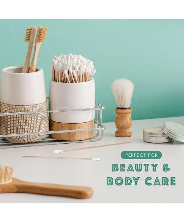 400pcs Biodegradable Cotton Swabs with Wood Handle - 6 Inch | Ideal for Makeup, Eyes, Ears | Alpree - Buy Online on GoSupps.com