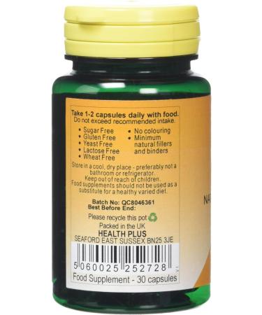 Health Plus E400 Vitamin E Supplement - 30 Gelatin Free Capsules | Boost Immunity and Skin Health - Buy Online on GoSupps.com