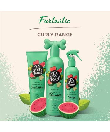 PET HEAD Dog Spray 300ml Furtastic Watermelon Scent Knot Detangler Best Pet Spray for Smelly Dogs Care for Long Tangly Curls & Coats Professional Waterless Grooming Gentle Formula for Puppies 300 ml (Pack of 1) - Buy Online on GoSupps.com