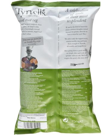 Tyrrells Hand Cooked Vegetable Crisps 150g - Buy Online on GoSupps.com