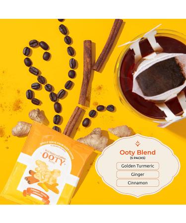 Indian Pour Over Coffee Sampler Gift Set by Hill Station Coffee - 10 Single Serve Blends - Low Acidity, Anti-Inflammatory - Tasting Pack from India's Shimla & Ooty Regions - Buy Online on GoSupps.com