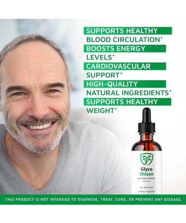 Glyco Shizen Drops - GlycoShizen Drops Advanced Support Premium Formula Glycoshizen Supplement Liquid Extract Overall Health & Daily Wellness GlycoShizin Drop 1 Bottle for 1 Month - Buy Online on GoSupps.com