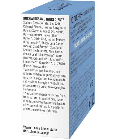  Sante Naturkosmetik SANTE Naturkosmetik Moisture Fresh Clarifying Solid Facial Soap with Organic Aloe Vera Hyaluron and Squalane for Gentle and Deep Pore Cleansing 60 g - Buy Online on GoSupps.com