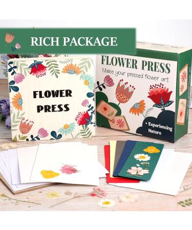 Aboofx Kids' Flower Press Kit - 4-Layer 6x6 Inch Wooden Leaf Press - Nature Art and Crafts DIY Kits for Girls & Boys - Creative Outdoor Play Learning Toy - Buy Online on GoSupps.com