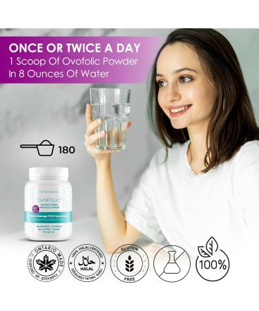 Ovofolic PCOS Supplement for Women - Boost Fertility Hormonal Balance and PCOS Support - Myo-Inositol D-Chiro Inositol Active Folate - High Potency PCOS Supplements (180 servings 387g Jar) 387 g (Pack of 1) - Buy Online on GoSupps.com