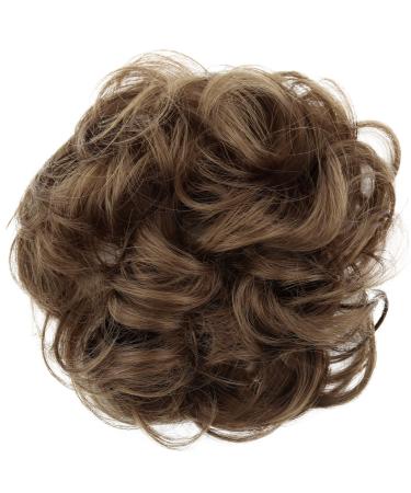 CAISHA by PRETTYSHOP Messy Scrunchie Bun Voluminous Wavy Hairpiece Heat-resistant Synthetic Fibres Medium Brown G7A medium brown #10A G7A