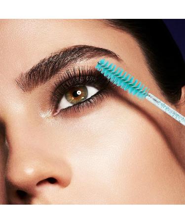 Scettar 200 Pieces Disposable Eyelash Brushes Set - 100 Light Blue & 100 Pink Mascara Applicators for Beauty Salons & Home Use - Buy Online on GoSupps.com