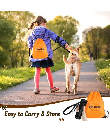 Buy Lynxking Reflective Dog Leash 4.5m - Durable Nylon Training Line with Carabiner for All Dog Sizes - Perfect for Safe Training & Walking - Buy Online on GoSupps.com