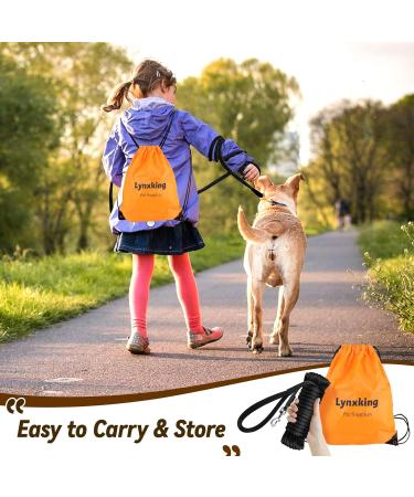 Buy Lynxking Reflective Dog Leash - 15m Nylon Training Line with Carabiner Hook for All Dog Sizes - Buy Online on GoSupps.com