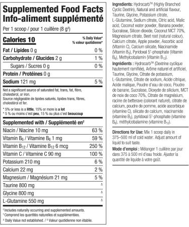 HydroSplash Dual Hydration Drink Coconut Water Banana Apple No Added Sugar Electrolytes Osmolytes - Buy Online on GoSupps.com
