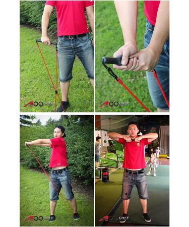 A99 Golf Power Swing Cord Resistance Bands Exercise Fitness Yoga or Pilates Workout Gym Sports Golf Training Aids Power Swing Cord Right Hand 3pcs with Blue Carry Bag Pouch Great Gift (Resistance: 1pc Strong 1pc Medium 1pc Smaill) - Buy Online on GoSupps.com