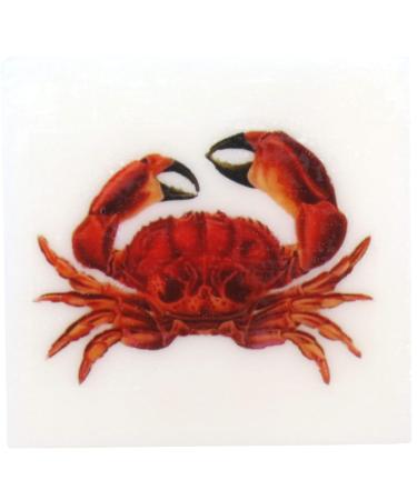 Eclectic Lady Sandalwood Patchouli Scented Glycerin Soap with Vintage Ocean Creatures Crab