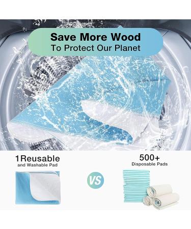SOLOSHINE Washable Incontinence Bed Pad  34x52 Inch (1 Pack) Reusable Bed Underpad  Waterproof Bed Pad & Pee Pad  Perfect for Kids  Adults  The Elderly and Pets SE-002 34x52 Inch - Buy Online on GoSupps.com