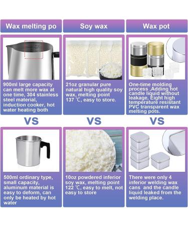 Candle Making Kit with Soy Wax, Essential Oils, Candle Tins - DIY Arts and Crafts Supplies - Buy Online on GoSupps.com