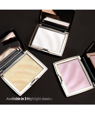 Boobeen Face Highlighter Palette - Long Lasting Shimmer & Glitter Contour Powder for Natural Glow - Diamond White - Buy Online on GoSupps.com