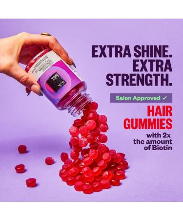 IGK Biotin Hair Gummies 10 000mcg Biotin (60 Count) Strawberry Flavored Hair Growth Supplement Gummies for Healthy Hair Skin & Nails Vegan Help Combat Hair Loss & Thinning 5.44 Ounce (Pack of 2) - Buy Online on GoSupps.com