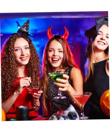 Didiseaon Red Led Devil Horn Headband Novelty Devil Horns Hairband Flashing Demon Hair Hoop Luminous Ox Horns Devil Costume for Halloween Fancy Dress Cosplay - Buy Online on GoSupps.com