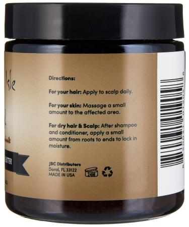 Sunny Isle Jamaican Black Castor Oil Pure Butter with Chebe Powder 4oz - Stronger, Longer Hair | Natural African Chebe Powder | Moisturizer for Hair & Skin - Buy Online on GoSupps.com