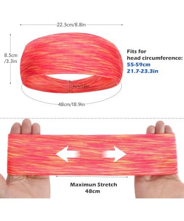 Midodo Sport Women s Slipproof Headband - Stretchy Wicking Hair Band for Teens | Perfect for Sports Yoga Dancing Running & Cycling - Buy Online on GoSupps.com