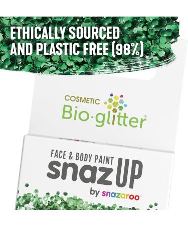 Snazaroo Bio Glitter Face and Body Paint - Biodegradable Chunky Glitter Sky Blue 3g - Buy Online on GoSupps.com
