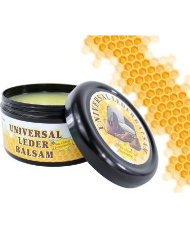 Pullach Hof Lederbalsam Universal 250ml - Premium Beeswax Leather Care for Shoes Clothing Furniture & More - Buy Online on GoSupps.com