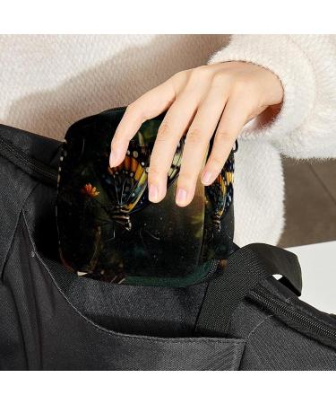Colorful Butterfly Zipper Bag for Menstrual Cups - Stylish Storage for Women & Teens - Buy Online on GoSupps.com