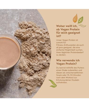 Vegan Chocolate Protein Powder 600g | Plant-Based Rice Soy Pea Chia Sunflower & Pumpkin Seed Protein - International Shipping - Buy Online on GoSupps.com