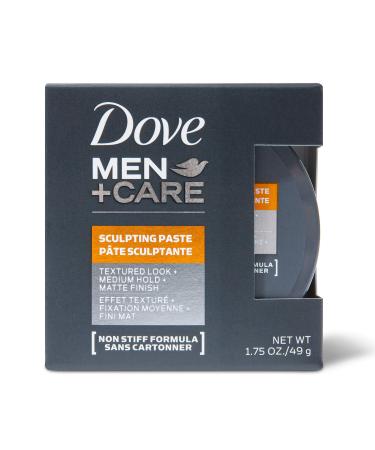 Dove Men+Care Styling Aid Hair Product Medium Hold Sculpting Hair Paste Hair Styling for a Textured Look With A Matte Finish 1.75 oz