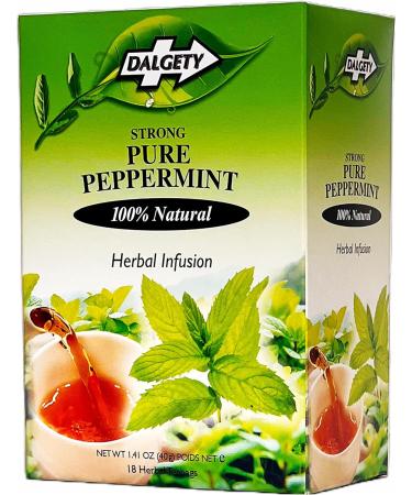 Dalgety Pure Peppermint Herbal Infusion 6x72g Cartons (6 Pack) 100% Natural Tea (Total 108 Teabags) Delicious and Packed with Unique Health Benefits - Buy Online on GoSupps.com