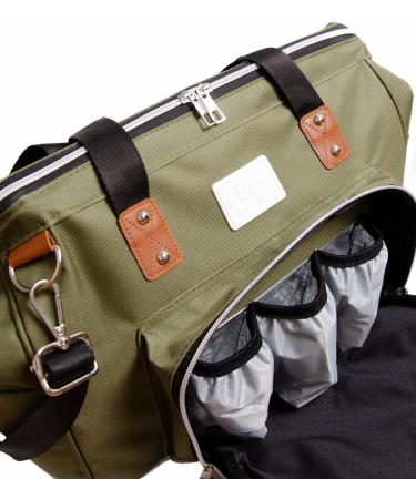Fume London Baby Bag - Stylish & Multifunctional Diaper Bag for Modern Moms & Dads | Khaki Baby Travel Bag - Buy Online on GoSupps.com