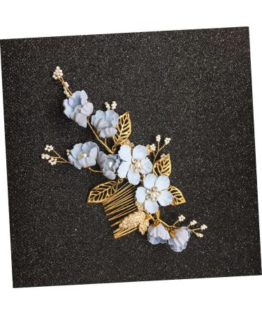 Didiseaon Rhinestone Hair Comb Pearl Headpiece Wedding Crystal Hair Comb Rhinestone Headpiece Bridal Headpiece Hair Side Combs Pearl Tiara Rhinestones Bride Accessories - Buy Online on GoSupps.com