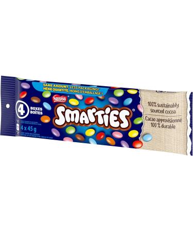 SMARTIES Multipack Candy Coated Chocolates 4 x 45 g - Buy Online on GoSupps.com