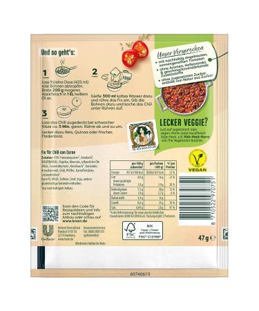 Buy Knorr Fix Chili con Carne Seasoning Mix 47g | Authentic Flavor for Delicious Meals | International Shipping Available - Buy Online on GoSupps.com