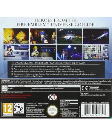 Fire Emblem Warriors only compatible with New Nintendo 3DS/New Nintendo 3DS XL and New Nintendo 2DS XL Nintendo 3DS Standard - Buy Online on GoSupps.com